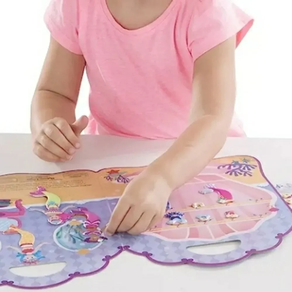 Melissa & Doug toy kids 4+ home mermaid puffy‎ stickers + play scenes